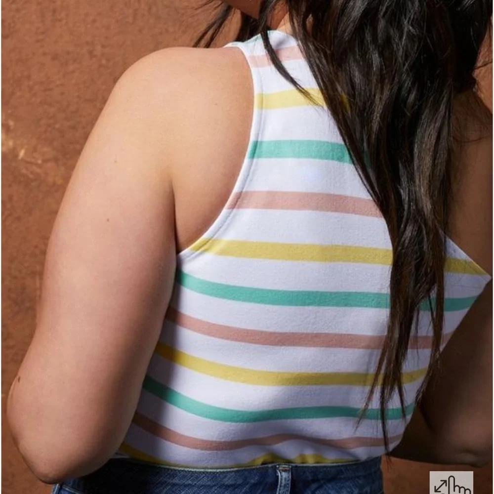 Torrid Stripe Foxy One Shoulder Tank Top